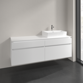 Тумба под раковину Villeroy & Boch Legato 160х55 см ДСП белый матовый B67500MS