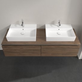 Тумба під раковину Villeroy & Boch Legato 160х38 см ДСП дуб аризона B67600VH