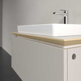 Тумба под раковину Villeroy & Boch Legato 80х38 см ДСП нежно-серый B67800VK