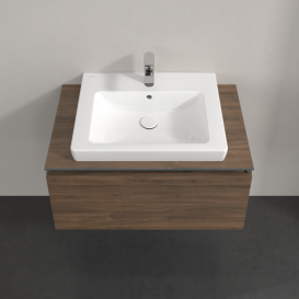 Тумба под раковину Villeroy & Boch Legato 80х38 см ДСП дуб аризона B67800VH