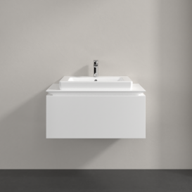 Тумба под раковину Villeroy & Boch Legato 80х38 см ДСП белый матовый B67800MS