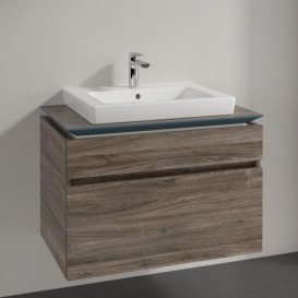 Тумба под раковину Villeroy & Boch Legato 80х55 см ДСП каменный дуб B67900RK