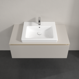 Тумба под раковину Villeroy & Boch Legato 100х38 см ДСП нежно-серый B68000VK