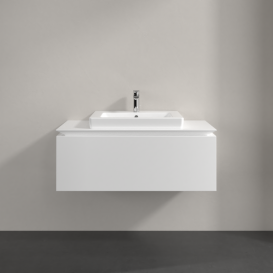 Тумба под раковину Villeroy & Boch Legato 100х38 см ДСП белый матовый B68000MS