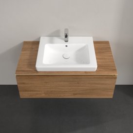 Тумба під раковину Villeroy & Boch Legato 100х38 см ДСП дуб канзас B68000RH