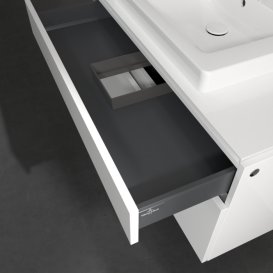 Тумба под раковину Villeroy & Boch Legato 100х55 см МДФ/ДСП белый глянцевый B68100DH