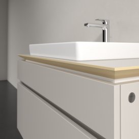 Тумба под раковину Villeroy & Boch Legato 100х55 см ДСП нежно-серый B68100VK