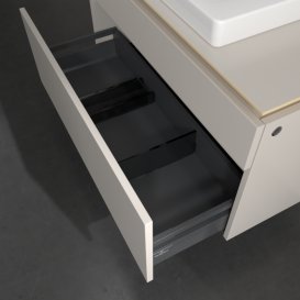 Тумба под раковину Villeroy & Boch Legato 100х55 см ДСП нежно-серый B68100VK