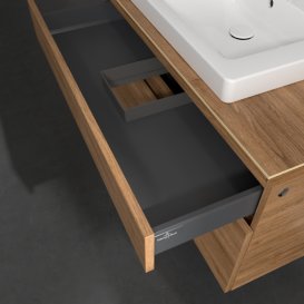 Тумба під раковину Villeroy & Boch Legato 100х55 см ДСП дуб канзас B68100RH