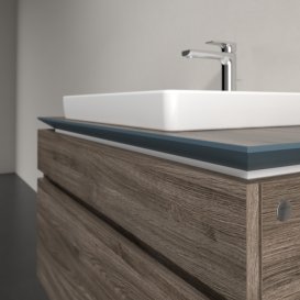 Тумба под раковину Villeroy & Boch Legato 100х55 см ДСП каменный дуб B68100RK