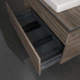 Тумба под раковину Villeroy & Boch Legato 100х55 см ДСП каменный дуб B68100RK