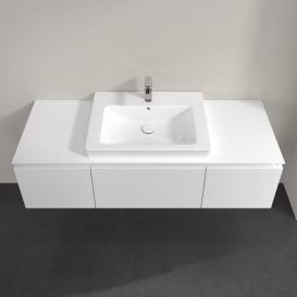 Тумба під раковину Villeroy & Boch Legato 120х38 см МДФ/ДСП білий глянсовий B68200DH