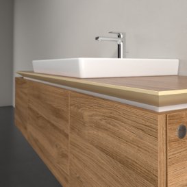 Тумба під раковину Villeroy & Boch Legato 120х38 см ДСП дуб канзас B68200RH