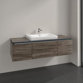 Тумба під раковину Villeroy & Boch Legato 120х38 см ДСП кам'яний дуб B68200RK