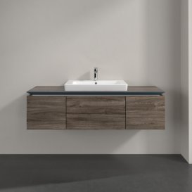 Тумба під раковину Villeroy & Boch Legato 120х38 см ДСП кам'яний дуб B68200RK