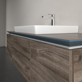 Тумба під раковину Villeroy & Boch Legato 120х38 см ДСП кам'яний дуб B68200RK