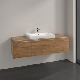 Тумба под раковину Villeroy & Boch Legato 140х38 см ДСП дуб канзас B68400RH