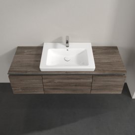 Тумба под раковину Villeroy & Boch Legato 140х38 см ДСП каменный дуб B68400RK