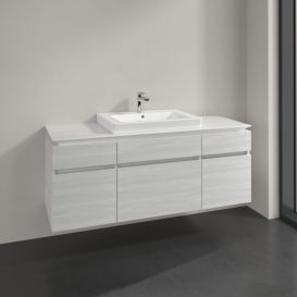 Тумба під раковину Villeroy & Boch Legato 140х55 см ДСП біле дерево B68500E8