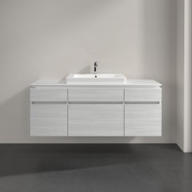 Тумба під раковину Villeroy & Boch Legato 140х55 см ДСП біле дерево B68500E8