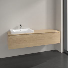 Тумба под раковину Villeroy & Boch Legato 160х38 см ДСП северный дуб B68800VJ