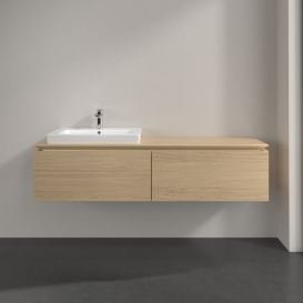 Тумба под раковину Villeroy & Boch Legato 160х38 см ДСП северный дуб B68800VJ