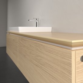 Тумба под раковину Villeroy & Boch Legato 160х38 см ДСП северный дуб B68800VJ