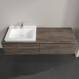 Тумба под раковину Villeroy & Boch Legato 160х38 см ДСП каменный дуб B68800RK