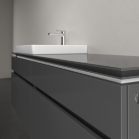 Тумба под раковину Villeroy & Boch Legato 160х55 см МДФ/ДСП глянцевый серый B68900FP