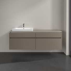 Тумба под раковину Villeroy & Boch Legato 160х55 см ДСП трюфель серый B68900VG