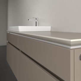 Тумба под раковину Villeroy & Boch Legato 160х55 см ДСП трюфель серый B68900VG