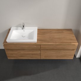 Тумба под раковину Villeroy & Boch Legato 160х55 см ДСП дуб канзас B68900RH