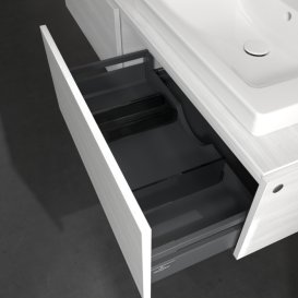 Тумба під раковину Villeroy & Boch Legato 160х38 см ДСП біле дерево B69000E8