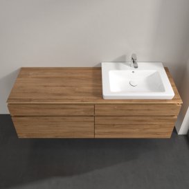 Тумба под раковину Villeroy & Boch Legato 160х55 см ДСП дуб канзас B69100RH