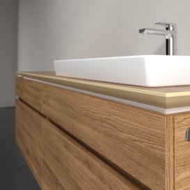 Тумба под раковину Villeroy & Boch Legato 160х55 см ДСП дуб канзас B69100RH