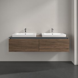 Тумба под раковину Villeroy & Boch Legato 160х38 см ДСП дуб аризона B69200VH