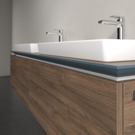 Тумба под раковину Villeroy & Boch Legato 160х38 см ДСП дуб аризона B69200VH