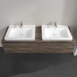 Тумба под раковину Villeroy & Boch Legato 160х38 см ДСП каменный дуб B69200RK