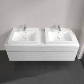 Тумба под раковину Villeroy & Boch Legato 160х55 см ДСП белое дерево B69300E8