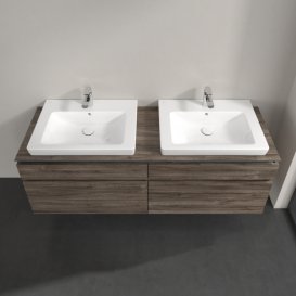 Тумба під раковину Villeroy & Boch Legato 160х55 см ДСП кам'яний дуб B69300RK