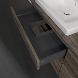 Тумба під раковину Villeroy & Boch Legato 160х55 см ДСП кам'яний дуб B69300RK