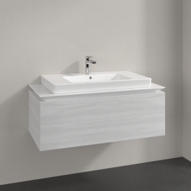 Тумба под раковину Villeroy & Boch Legato 100х38 см ДСП белое дерево B69400E8