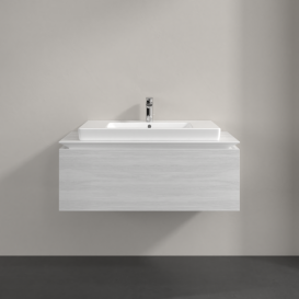 Тумба под раковину Villeroy & Boch Legato 100х38 см ДСП белое дерево B69400E8