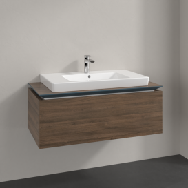 Тумба под раковину Villeroy & Boch Legato 100х38 см ДСП дуб аризона B69400VH