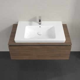 Тумба под раковину Villeroy & Boch Legato 100х38 см ДСП дуб аризона B69400VH