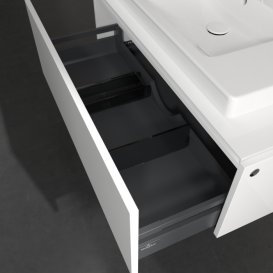 Тумба под раковину Villeroy & Boch Legato 100х38 см МДФ/ДСП белый глянцевый B69400DH