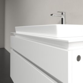 Тумба под раковину Villeroy & Boch Legato 100х55 см МДФ/ДСП белый глянцевый B69500DH