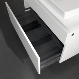 Тумба под раковину Villeroy & Boch Legato 100х55 см МДФ/ДСП белый глянцевый B69500DH