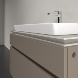 Тумба под раковину Villeroy & Boch Legato 100х55 см ДСП трюфель серый B69500VG