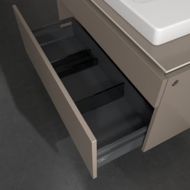 Тумба под раковину Villeroy & Boch Legato 100х55 см ДСП трюфель серый B69500VG